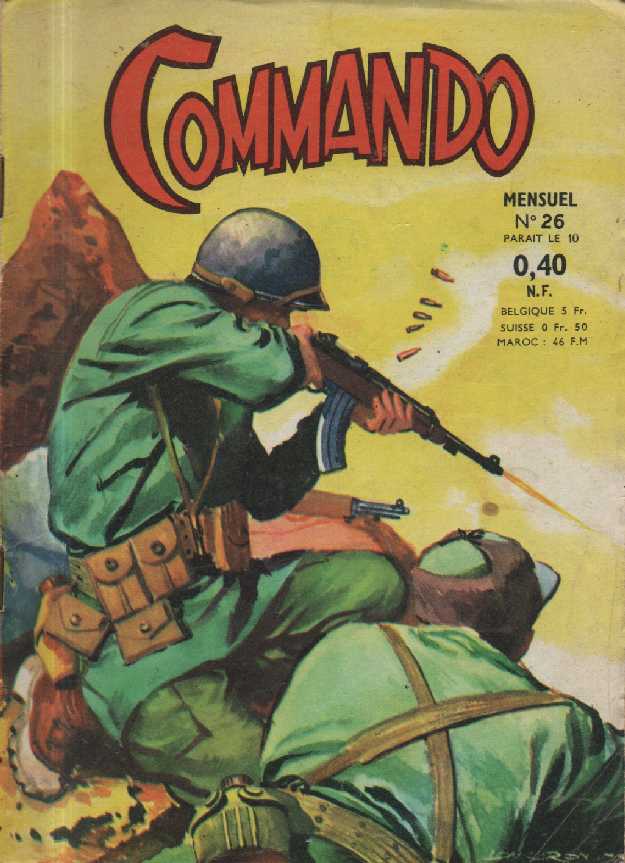 Scan de la Couverture Commando n 26